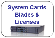 System Cards, Blades & Licenses