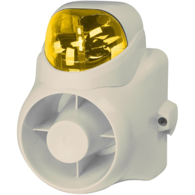 120 dB INDOOR / OUTDOOR TAMPER PROOF SIREN / AMBER STROBE