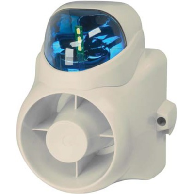 120 dB INDOOR / OUTDOOR TAMPER PROOF SIREN / BLUE STROBE