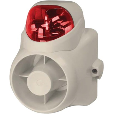 120 dB INDOOR / OUTDOOR TAMPER PROOF SIREN / RED STROBE