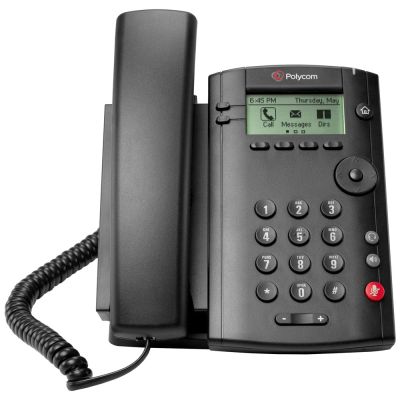 POLYCOM SOUNDPOINT IP VVX 101 BLACK TELEPHONE (NEW)