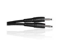 6 FT. SHIELDED CABLE, 1/8" PLUG TO 1/8" PLUG