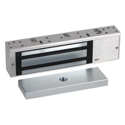 1500LB MAGNETIC LOCK SINGLE DOOR, BRUSHED ALUMINUM