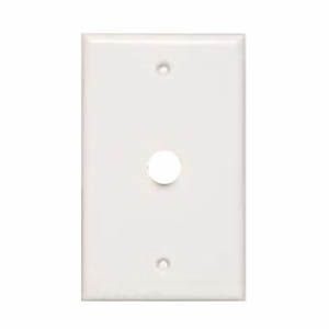 ALLEN TEL RG-6 FACEPLATE (WHITE)