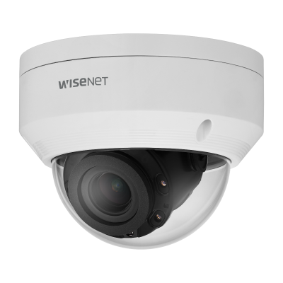 HANWHA ANV-L7082R A SERIES 4MP IR WDR OUTDOOR VANDAL IP DOME CAMERA, WHITE