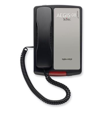AEGIS CETIS 80102 SINGLE LINE LOBBY TELEPHONE (BLACK) WITH NO DIAL (NEW)