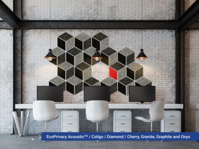 ECOPRIVACY ACOUSTIC PANEL, 24" x 3/8"