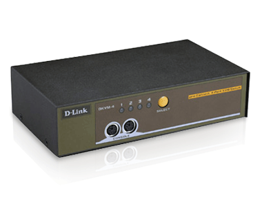 D-LINK 4-PORT KVM SWITCH (USED)