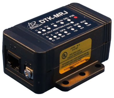 DITEK DTK-MRJPOES SHIELDED SURGE PROTECTOR MODULE PoE