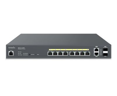ENGENIUS ECS1112FP 8-PORT PoE+ 130W GIGABIT CLOUD MANAGED SWITCH