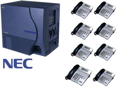 NEC ELITE IPK II TELEPHONE SYSTEM (8X8) WITH 4-PORT VOICEMAIL (USED)