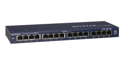 NETGEAR GS116 16-PORT GIGABIT ETHERNET UNMANAGED SWITCH