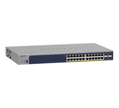 NETGEAR GS728TP 24-PORT PoE+ / 4 SFP PORTS GIGABIT ETHERNET SMART CLOUD MANAGED SWITCH