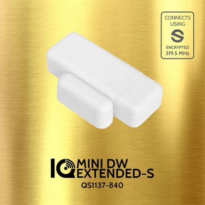 QOLSYS IQ WIRELESS MINI EXTENDED DOOR AND WINDOW SENSOR (WHITE)