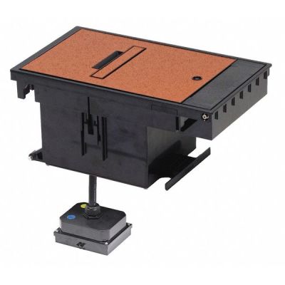 LEGRAND OUTDOOR GROUND BOX 30 AMP, 125 VOLT TURNLOK® LOCKING RECEPTACLE L5-30R, BROWN