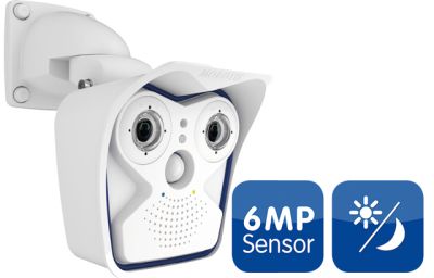 MOBOTIX M15 6MP 15° ALLROUND DUAL WEATHERPROOF NETWORK CAMERA (NEW)