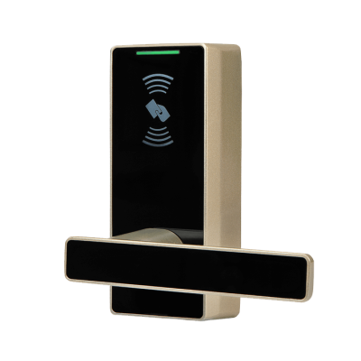 ZKACCESS ML10R RFID CARD DOOR LOCK, ZINC ALLOY / GOLD