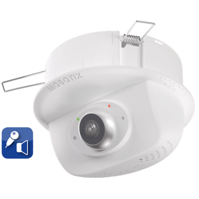 MOBOTIX p25 6MP 90° CEILING CAMERA WITH AUDIO (IN THE DARKNESS) (NEW)