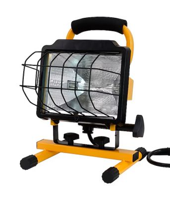 UTILITECH 500-WATT HALOGEN PORTABLE WORK LIGHT (NEW)