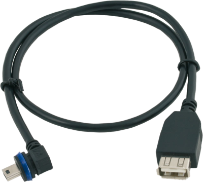 MOBOTIX CABLE MINI-USB ANGLED TO USB-A (.5M) (NEW)