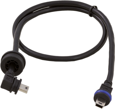 MOBOTIX CABLE MINI-USB+ ANGLED TO MINI-USB STRAIGHT (.5M) (NEW)