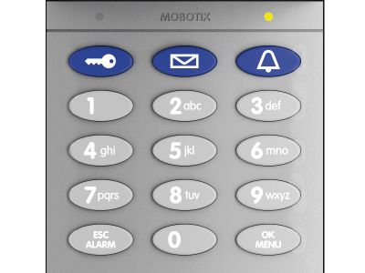 MOBOTIX KEYPAD1 MODULE FOR T2x, SILVER (NEW)