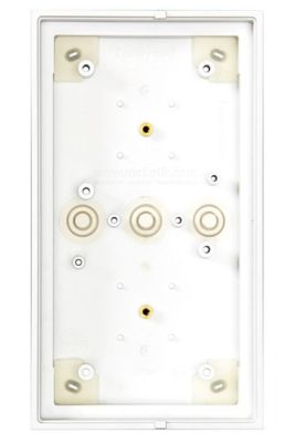 MOBOTIX DOUBLE ON-WALL HOUSING FOR T2x, WHITE (NEW)