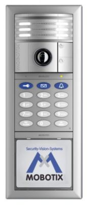MOBOTIX T25 6MP HEMISPHERIC IP VIDEO DOOR STATION COMPLETE KIT3, SILVER (NEW)