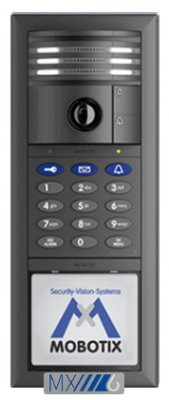 MOBOTIX T26 6MP HEMISPHERIC IP VIDEO DOOR STATION COMPLETE KIT3 WITH MXBUS, DARK GRAY (NEW)