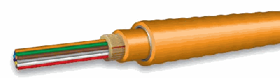 OCC 6-STRAND SM FIBER OPTIC PLENUM ARMORED CABLE (PER FT.)