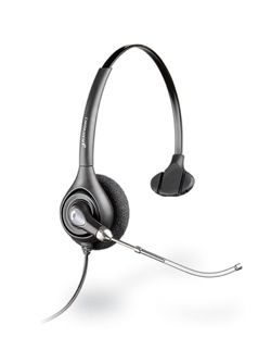 PLANTRONICS HW251 SUPRAPLUS MONAURAL HEADSET - OVER THE HEAD WITH A10 CORD