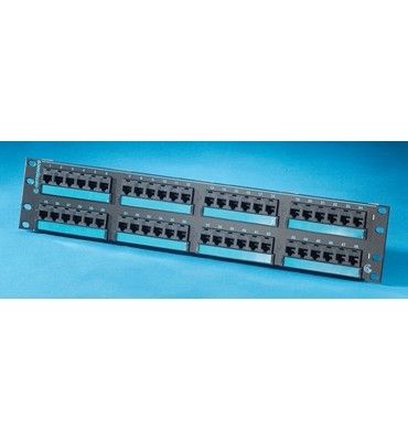 ORTRONICS 48-PORT CLARITY PATCH PANEL, CAT-6