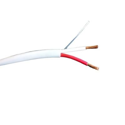 SPEAKER CABLE, 14/2 STRANDED RISER, UNSHIELDED, CL3R, FT4, WHITE (PER 500 FT.)