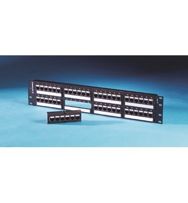 ORTRONICS 48-PORT PATCH PANEL, CAT-5E, TECH CHOICE