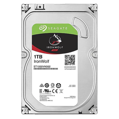 SEAGATE IRONWOLF STORAGE HDD HARD DRIVE - 1 TB - SATA-6GB/s