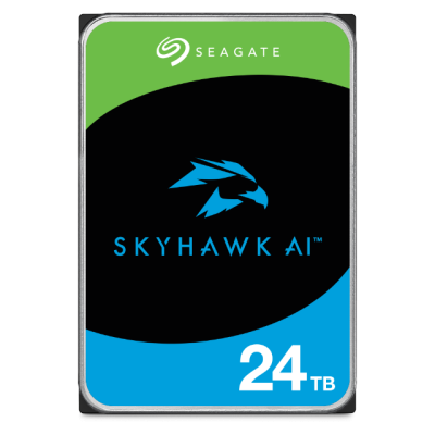 SEAGATE SKYHAWK AI SURVEILLANCE HDD HARD DRIVE - 24 TB - SATA III
