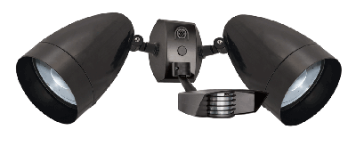 RAB STEALTH SECURITY LED FLOODLIGHTS 110° DETECTION 4000K, BRONZE