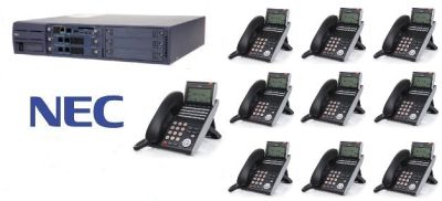 NEC SV8100 TELEPHONE SYSTEM (4X10) WITH 4-PORT VOICEMAIL (USED)