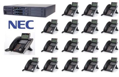 NEC SV8100 TELEPHONE SYSTEM (8X17) WITH 4-PORT VOICEMAIL (USED)
