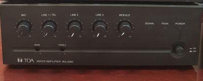 TOA BG-2060 60 WATT AMPLIFIER (USED)