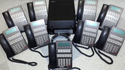 NEC DSX80 TELEPHONE SYSTEM (8X16) WITH VOICEMAIL (USED)