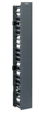 PANDUIT 83" VERTICAL WIRE MANAGER - BLACK (FRONT)