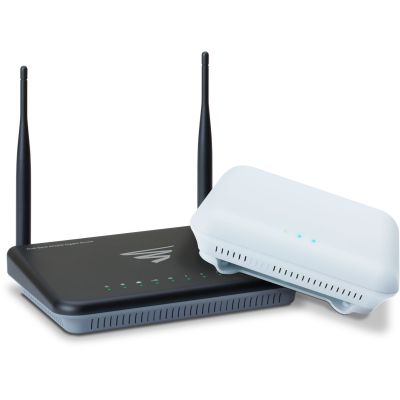 LUXUL WS-100 WIRELESS ROUTER KIT - AC1200 WIRELESS ROUTER/CONTROLLER AND ACCESS POINT