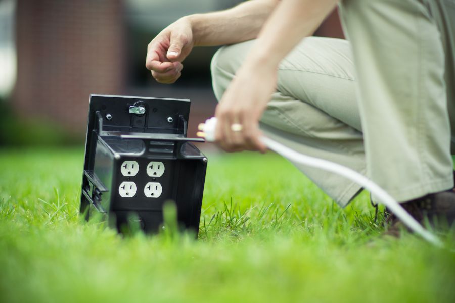 LEGRAND OUTDOOR GROUND BOX 2-GANG LOW-VOLTAGE FOR COMMUNICATION