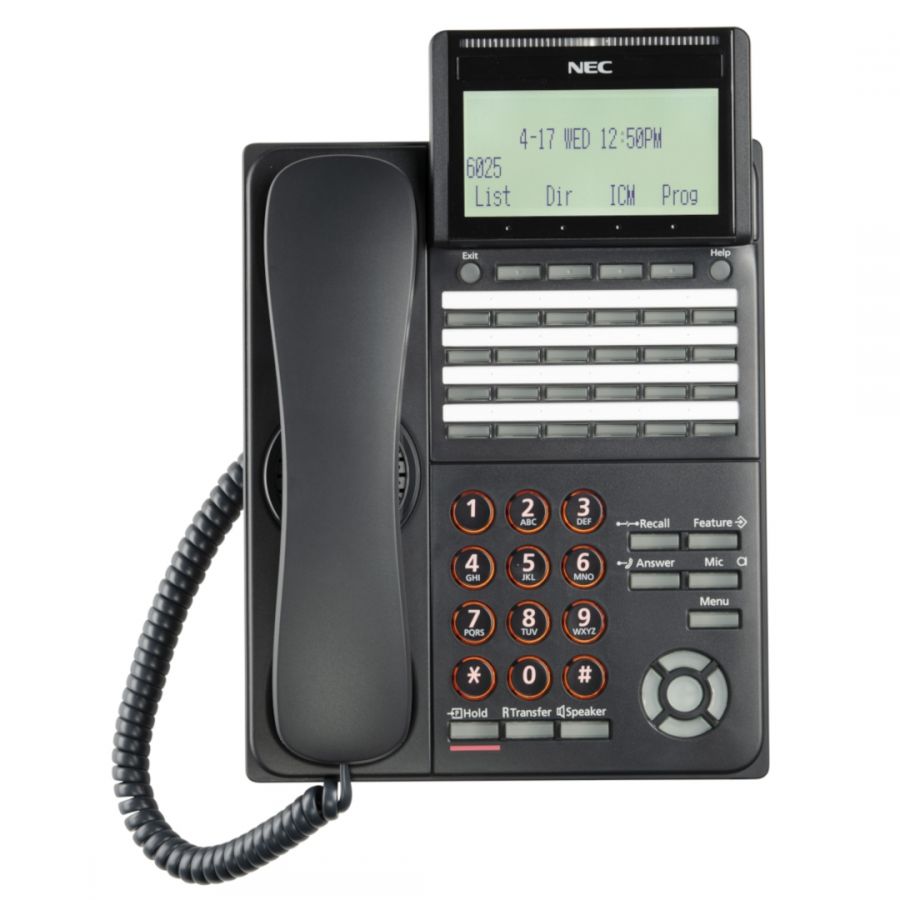 BK IP3NA-24TXH Black Phone Refurbished *1 Year Warranty* XD NEC UX5000 DLV Z-Y 