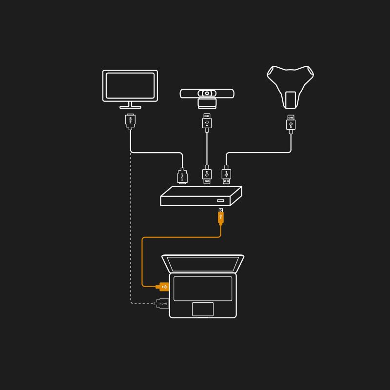 KONFTEL 800 CEILING MOUNT KIT