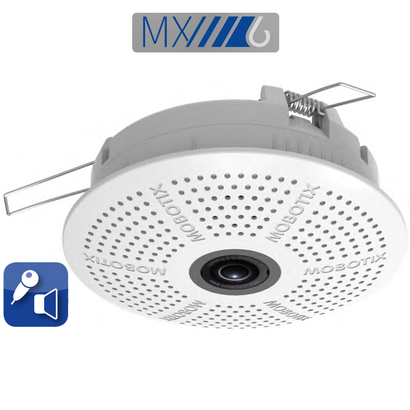 MOBOTIX c26 6MP HEMISPHERICAL 360° CEILING CAMERA WITH AUDIO (NEW)