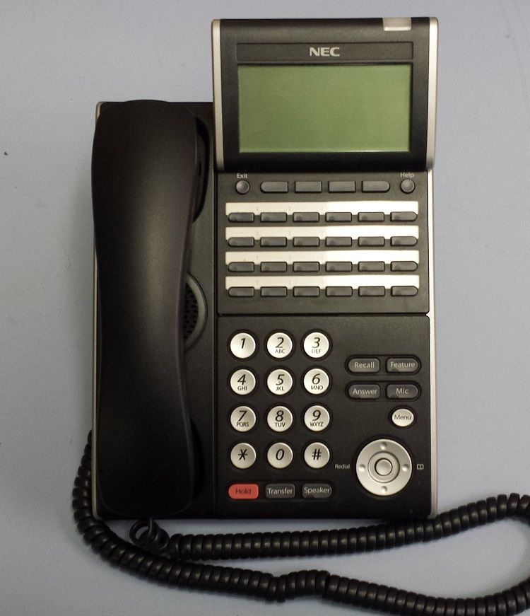 NEC DTL-24D Black DT330 24 BTN Display Phone 680004 Refurbished 