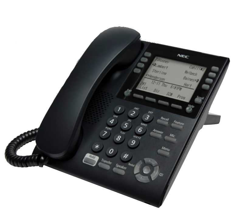 NEC ITY8LDX1 BK IP SELFLABELING TELEPHONE (NEW)