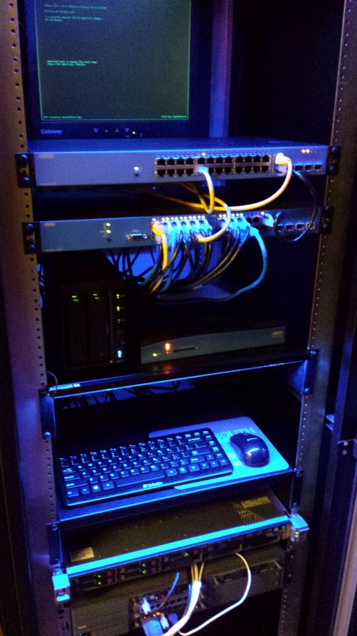 SUPER BRIGHT LED LIGHTS PACKAGE (BLUE) FOR SERVER RACK